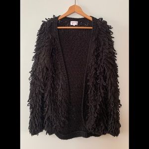Influencer Black Loopy Sweater